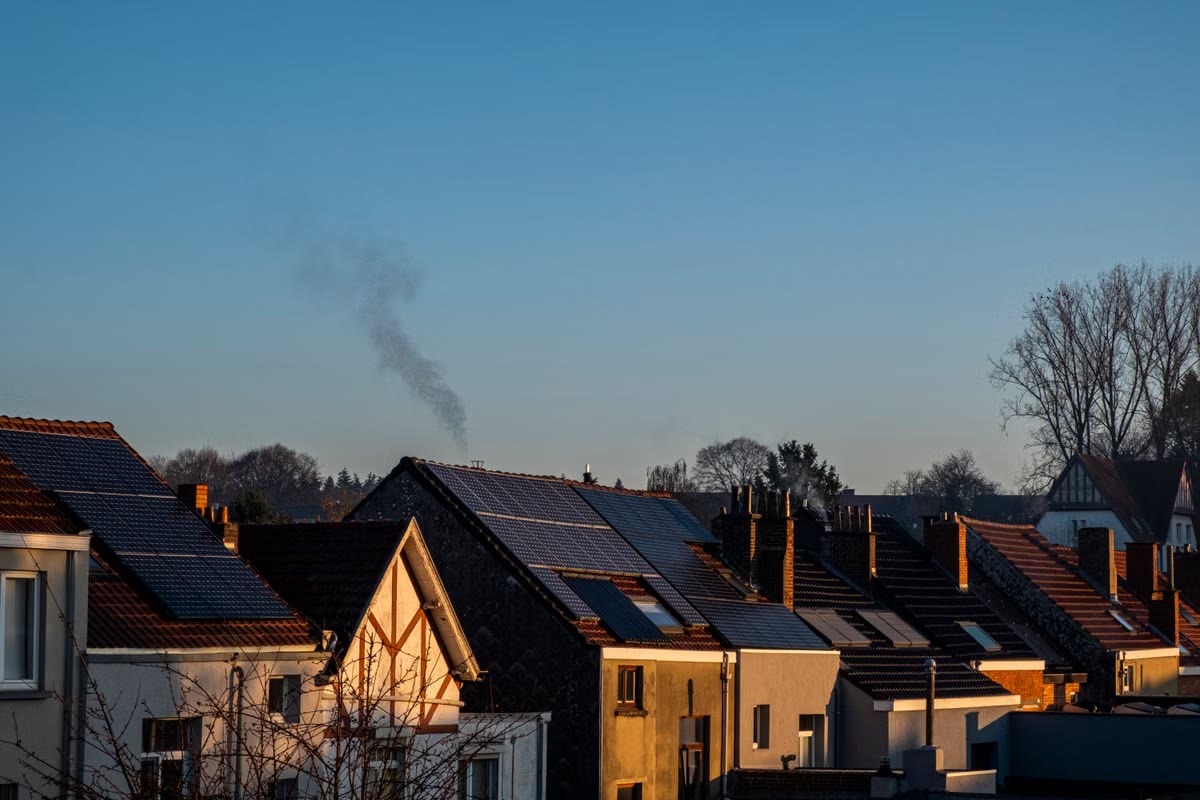 Viviendas con paneles solares